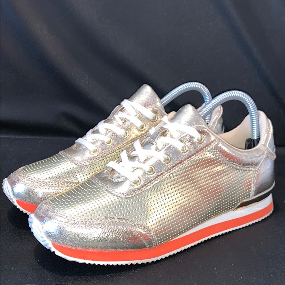 Charlotte Russe Gold/Orange Sneaker